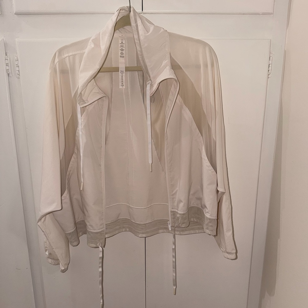 Lululemon White Summer Jacket